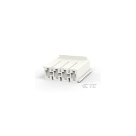 Te Connectivity Faston 187 Rec Hsg 4 Cir Nylon Nat 281370